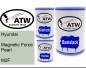 Preview: Hyundai, Magnetic Force Pearl, M2F: 500ml Lackdose + 500ml Klarlack + 250ml Härter - Set, von ATW Autoteile West.